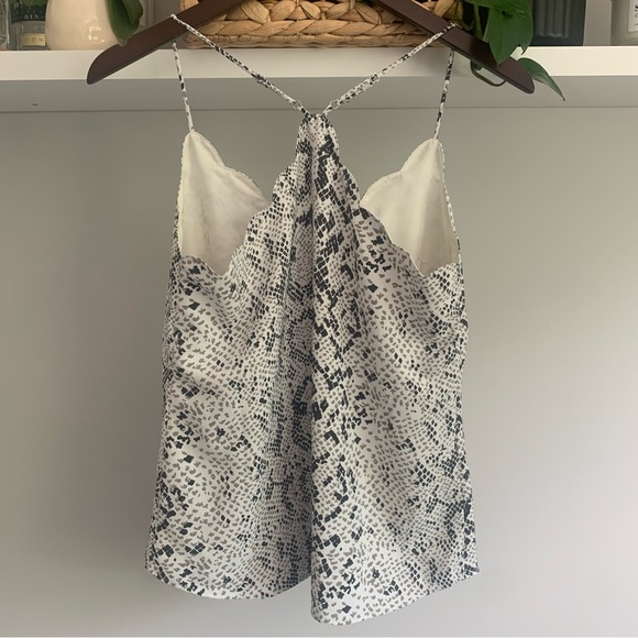 • [J. Crew] Scalloped Snake Tank • - Picture 10 of 12